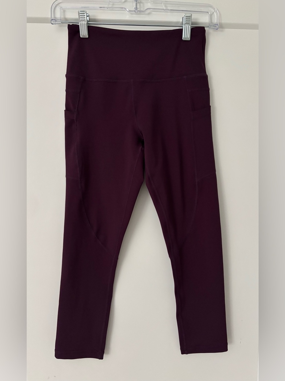 Zyia Active Burgundy Leggings